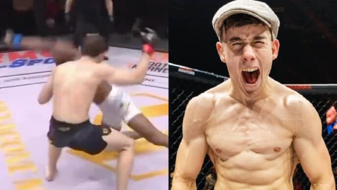 paul dena k.o hexagone mma