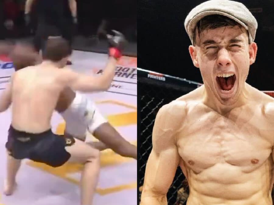 paul dena k.o hexagone mma