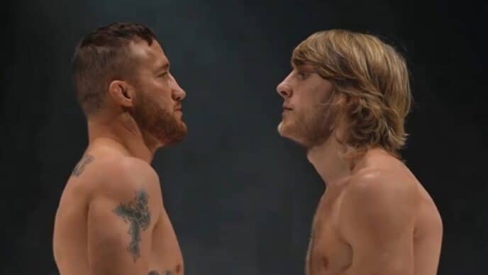 paddy pimblett justin gaethje face a face scenarise