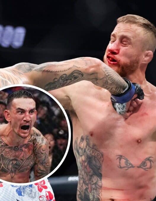 justin gaethje heureux ko max holloway