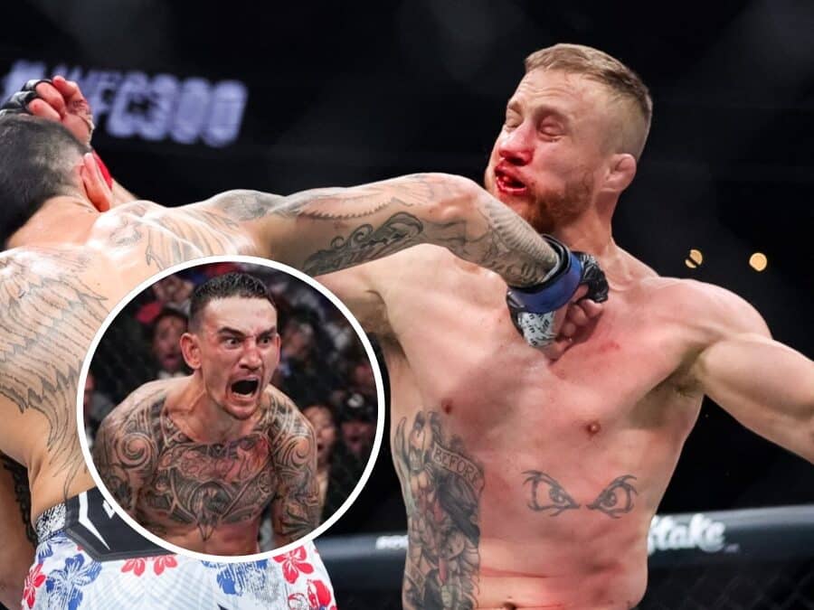 justin gaethje heureux ko max holloway