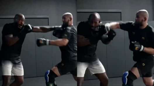 Khalil Rountree mis &agrave; terre par Khamzat Chimaev en sparring