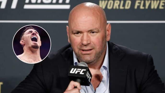 manque respect tom aspinall dana white