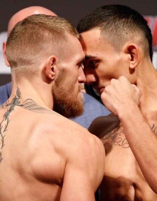 max holloway mont&eacute;e en -77kg mcgregor
