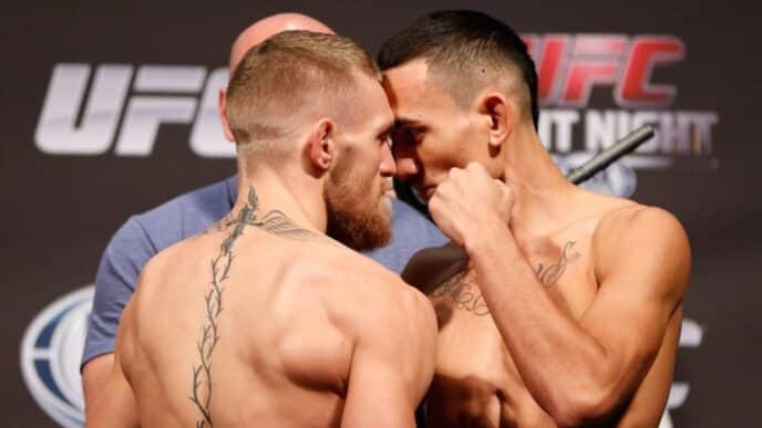 max holloway mont&eacute;e en -77kg mcgregor