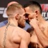 max holloway mont&eacute;e en -77kg mcgregor