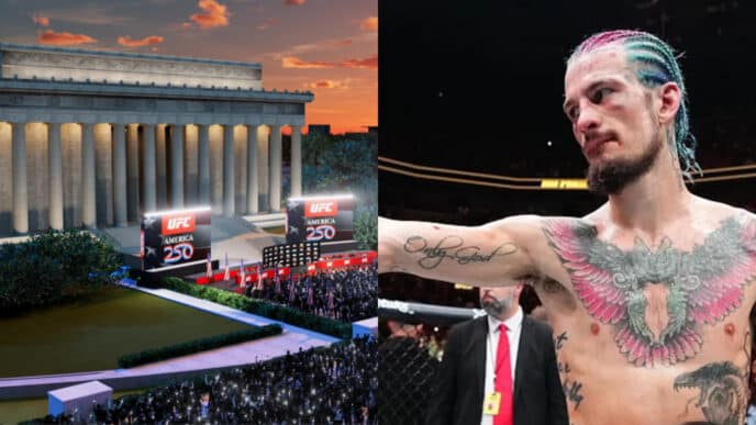 Sean O'Malley balance sur l'UFC Maison Blanche