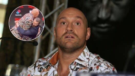 tyson fury soulever face a face Arslanbek Makhmudov