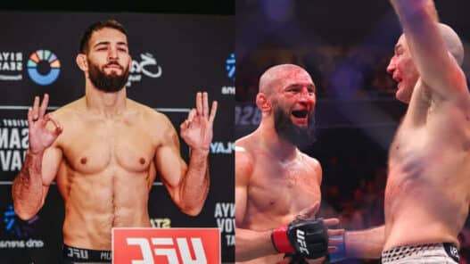 Nassourdine Imavov réagit à la victoire de Sean Strickland sur Khamzat Chimaev