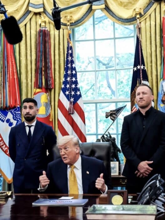 ce que ciryl gane a dit donald trump maison blanche