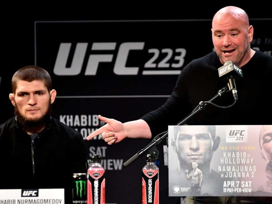 Dana White ferme la porte au retour de Khabib