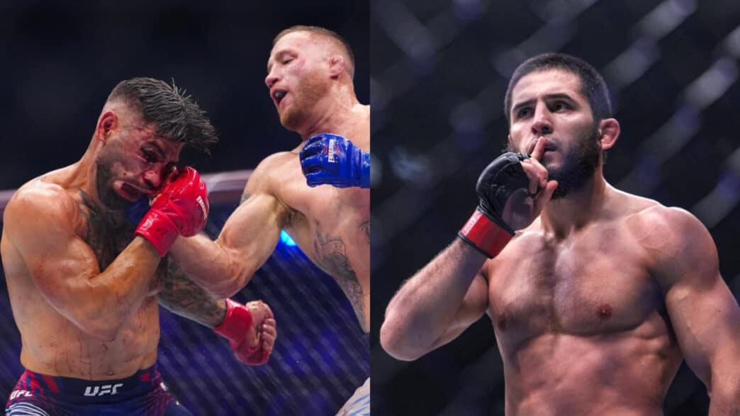Islam Makhachev r&egrave;gle ses comptes avec Ilia Topuria apr&egrave;s sa d&eacute;faite contre Justin Gaethje