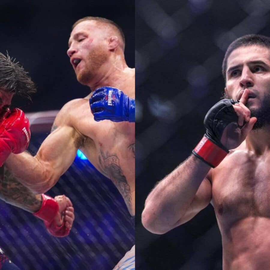 Islam Makhachev r&egrave;gle ses comptes avec Ilia Topuria apr&egrave;s sa d&eacute;faite contre Justin Gaethje