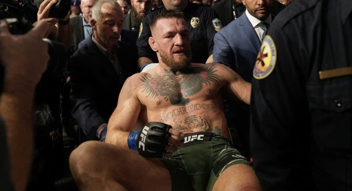 conor mcgregor blessure benediction