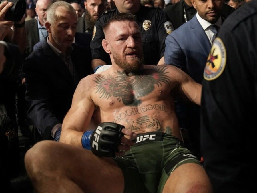 conor mcgregor blessure benediction