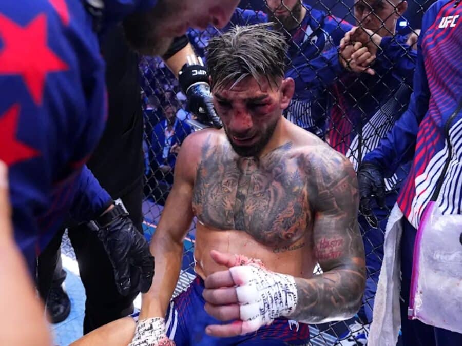 ilia topuria reagit terrible defaite gaethje