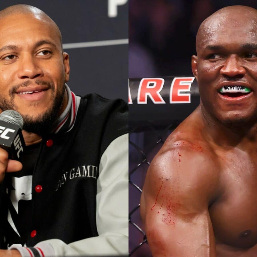 Kamaru Usman et Ciryl Gane &agrave; l'UFC.