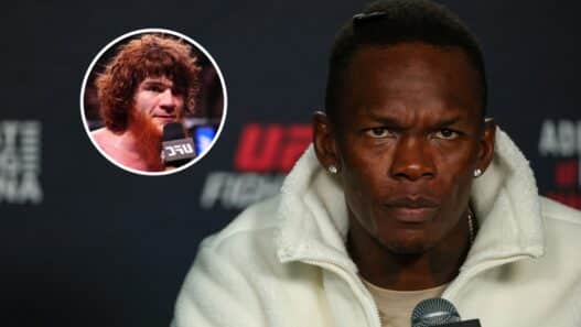 shara bullet provoque israel adesanya