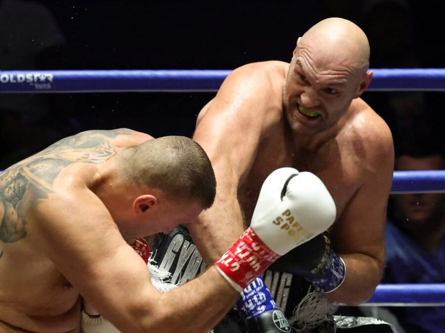 tyson fury fait abandonner mariusz wach 7 round