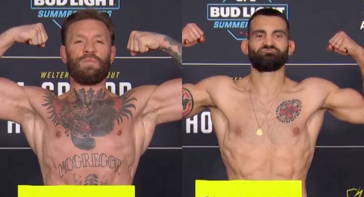 ufc 329 pesée