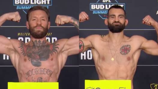 ufc 329 pesée