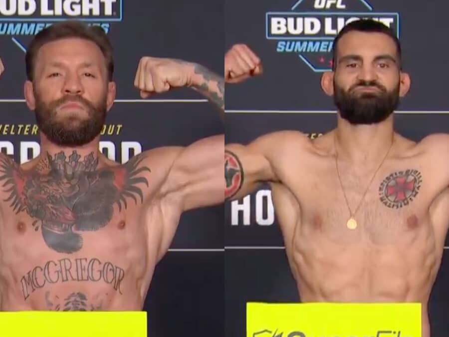 ufc 329 pesée