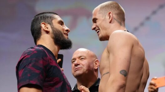 geste Islam Makhachev Ian Garry Dana White a détesté