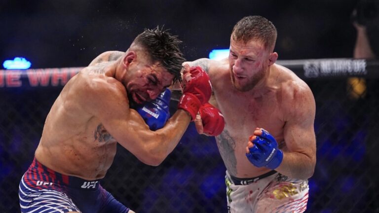 justin gaethje blessé ilia topuria