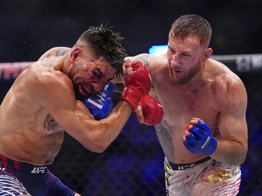 justin gaethje blessé ilia topuria