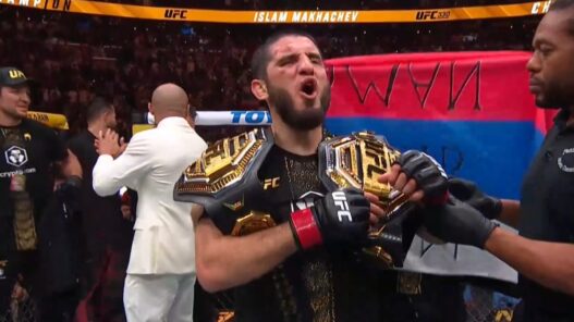 ufc 330 makhachev ceinture sans briller ian garry