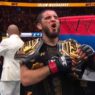 ufc 330 makhachev ceinture sans briller ian garry