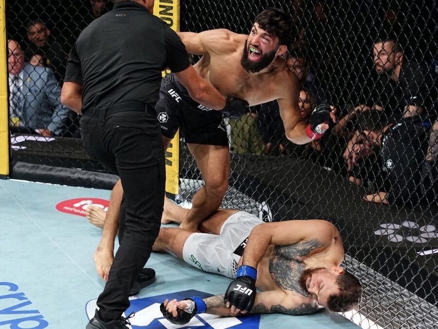 Mauricio Ruffy sort silence K.O. UFC 331