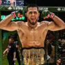 Qui est Razhabali Shaydullaev, le ph&eacute;nom&egrave;ne invaincu qui a r&eacute;uni les ceintures du PFL et du RIZIN ?