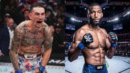 Max Holloway et Salahdine Parnasse &agrave; l'UFC.