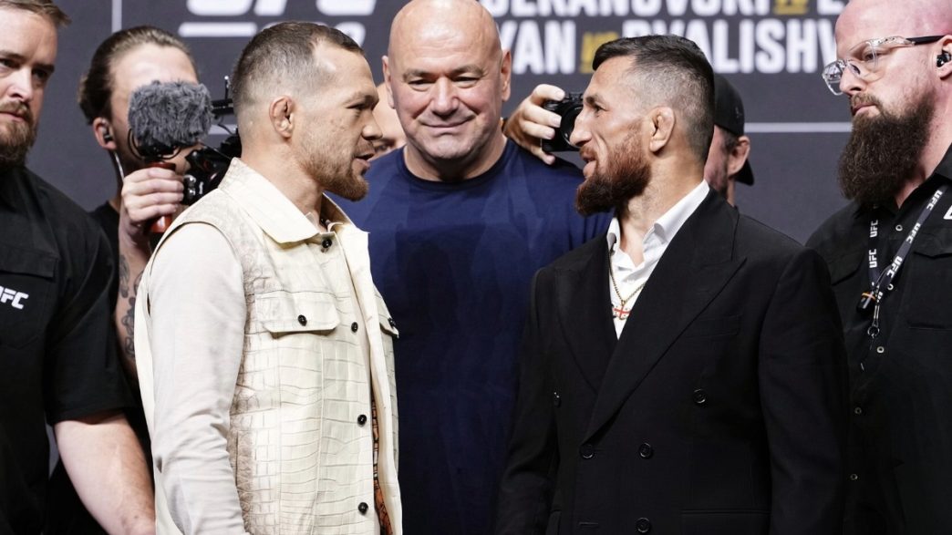 Merab Dvalishvili menace Petr Yan UFC 333 sous tension