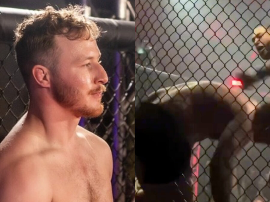 fils légende ufc éteindre cage KO michael bisping